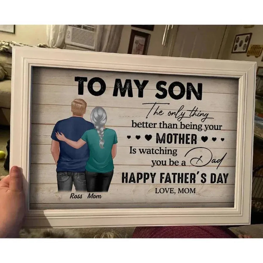 Personalized Fatherhood Poster or Canvas