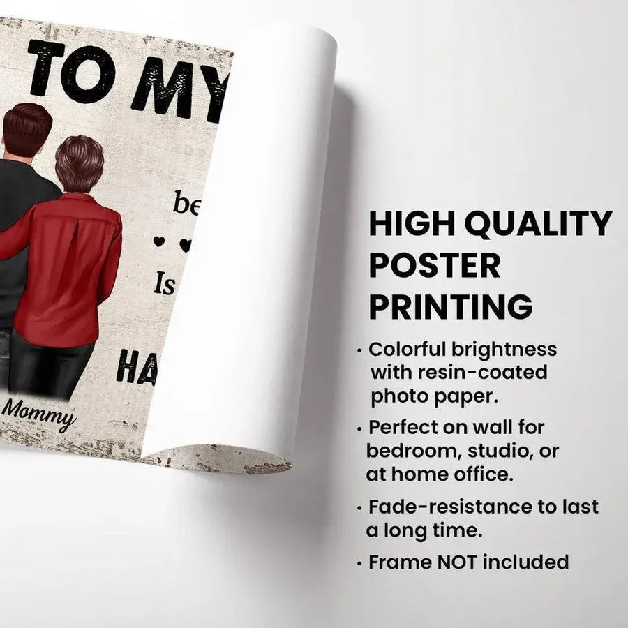 Personalized Fatherhood Poster or Canvas