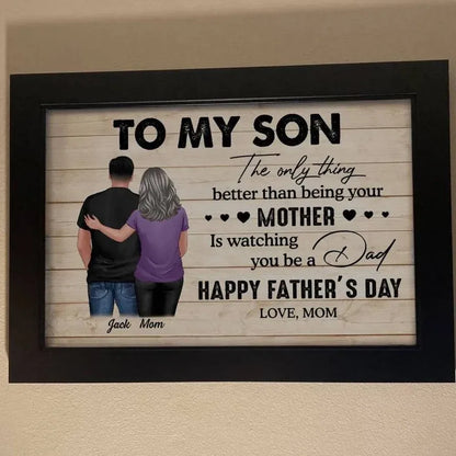 Personalized Fatherhood Poster or Canvas